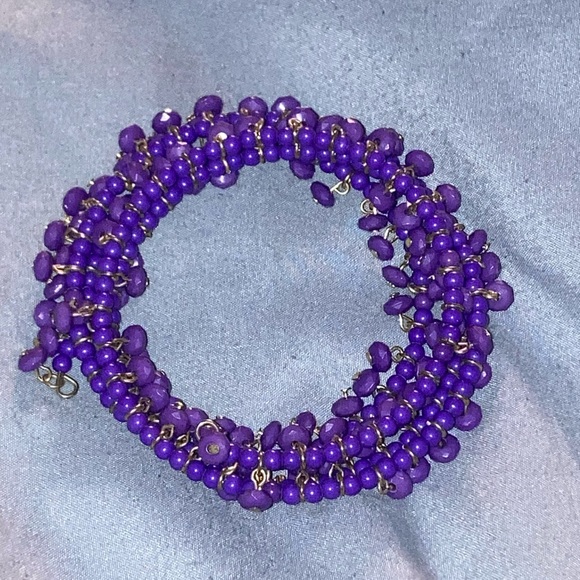 Jewelry - Purple Beaded Bracelet